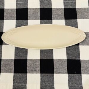 Longaberger Vintage Appetizer Plate Ivory